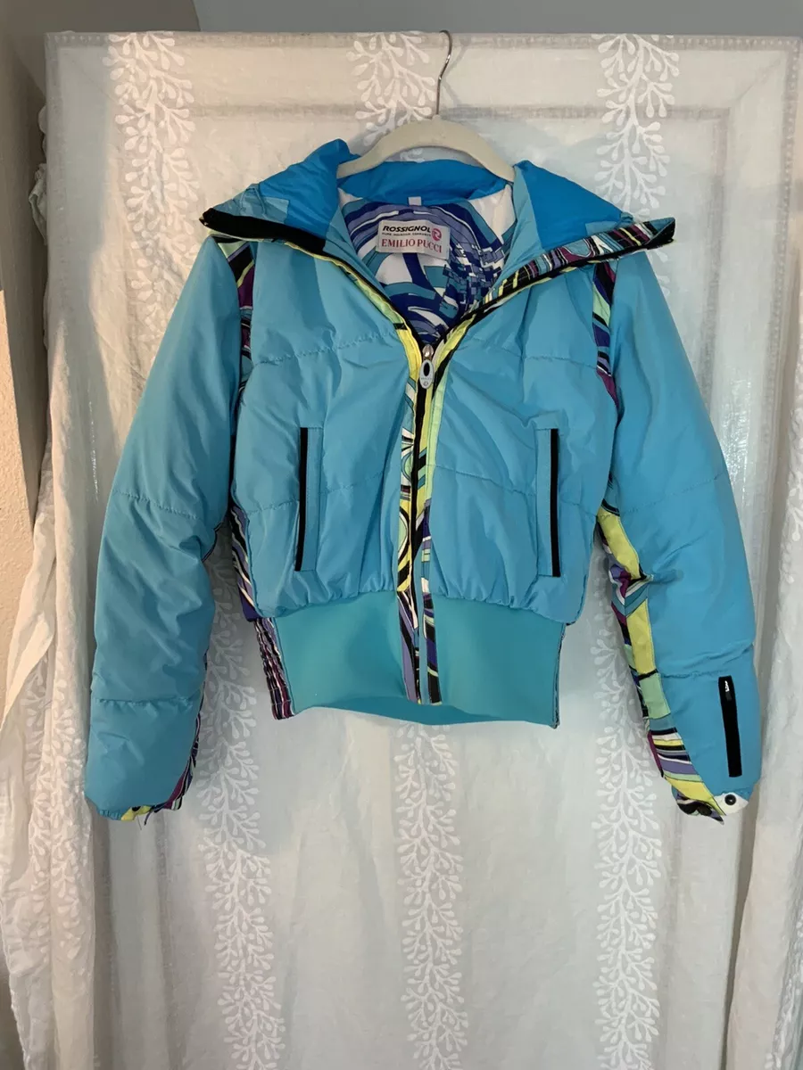 Emilio Pucci Rossignol ski jacket coat puffer M