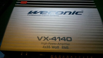 WECONIC VX-4140 4-KANAL CAR-HIFI ENDSTUFE 400W Rausschmeißerpreis!!!