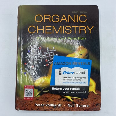 Organic Chemistry: Structure and Function 8th Edition by Vollhardt & Schore