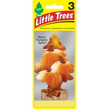 Little Tree Warm Pumpkin Spice 2 packs of 3 Air Fresheners per pack Limited Ed