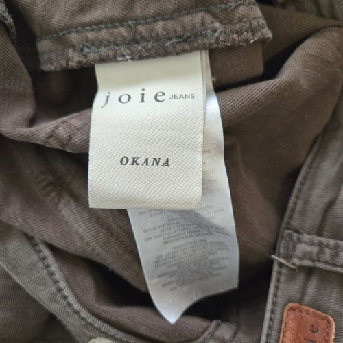 Joie Okana Skinny Cargo Pants Women 27 Army fatigue green Boho Gorpcore Stretch - Picture 4 of 13