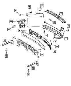 2013 chrysler town and country parts diagram