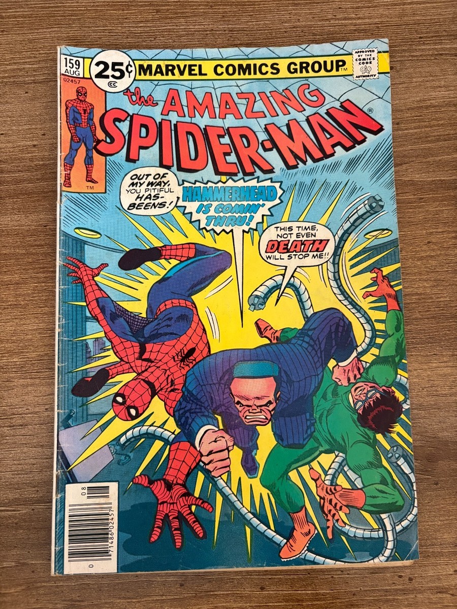 The Amazing Spider-Man # 159 FN- Marvel Comic Book Goblin May Gwen