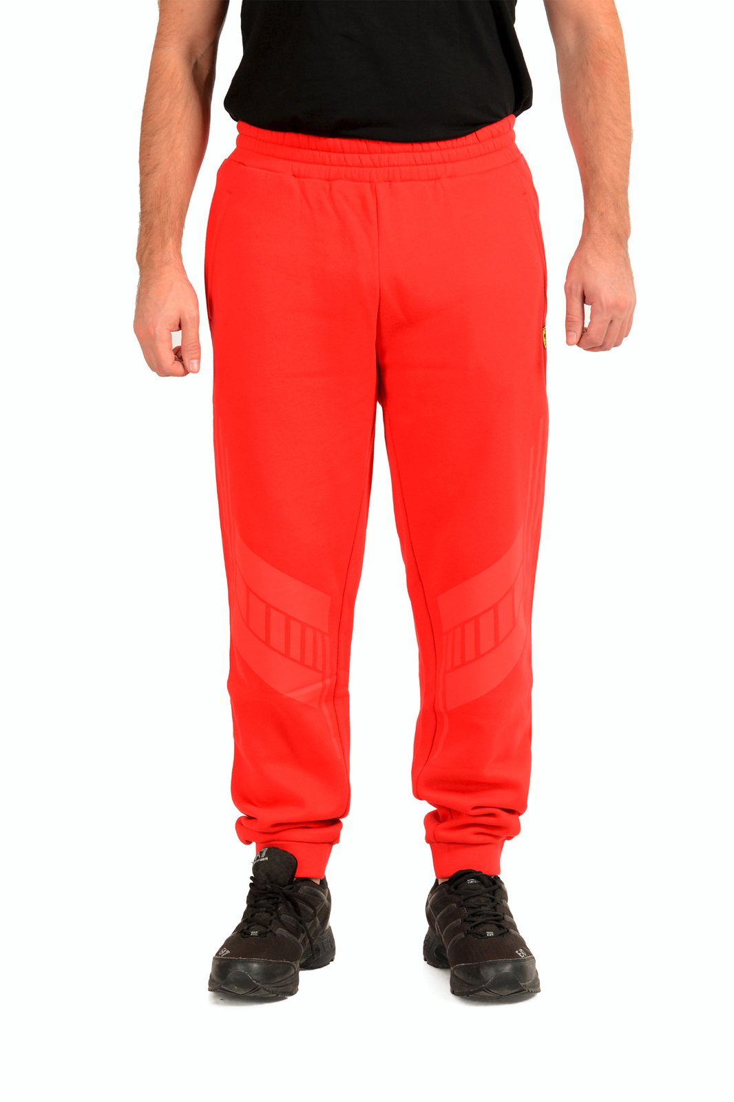 Scuderia Ferrari Mens Red Stripes Fleece Joggers Track Trousers Pants 13590₽