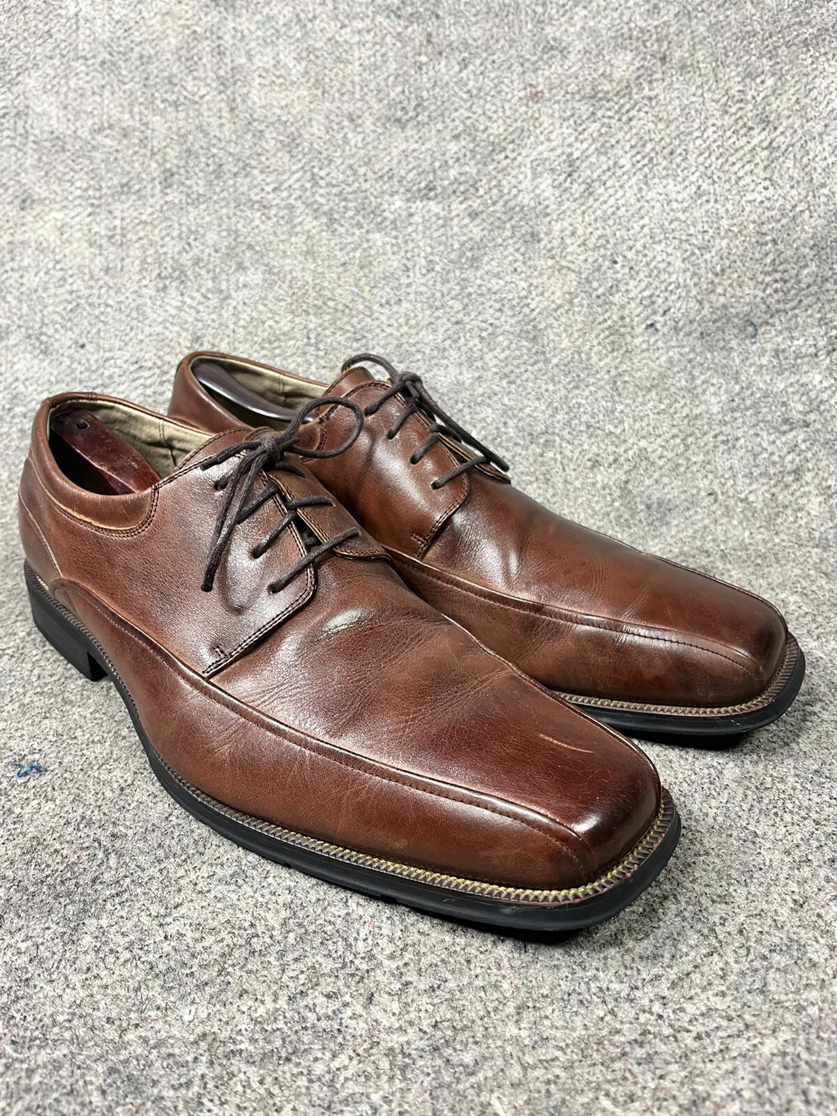 SAOLA Scarpe eleganti uomo Florsheim comode tecniche Pinnacle Ox Derby 13 M pelle marrone