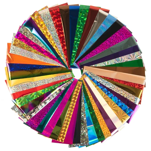 Nail Art Transfer Foil Stickers Wraps Decal Foils 10/20/50Pcs