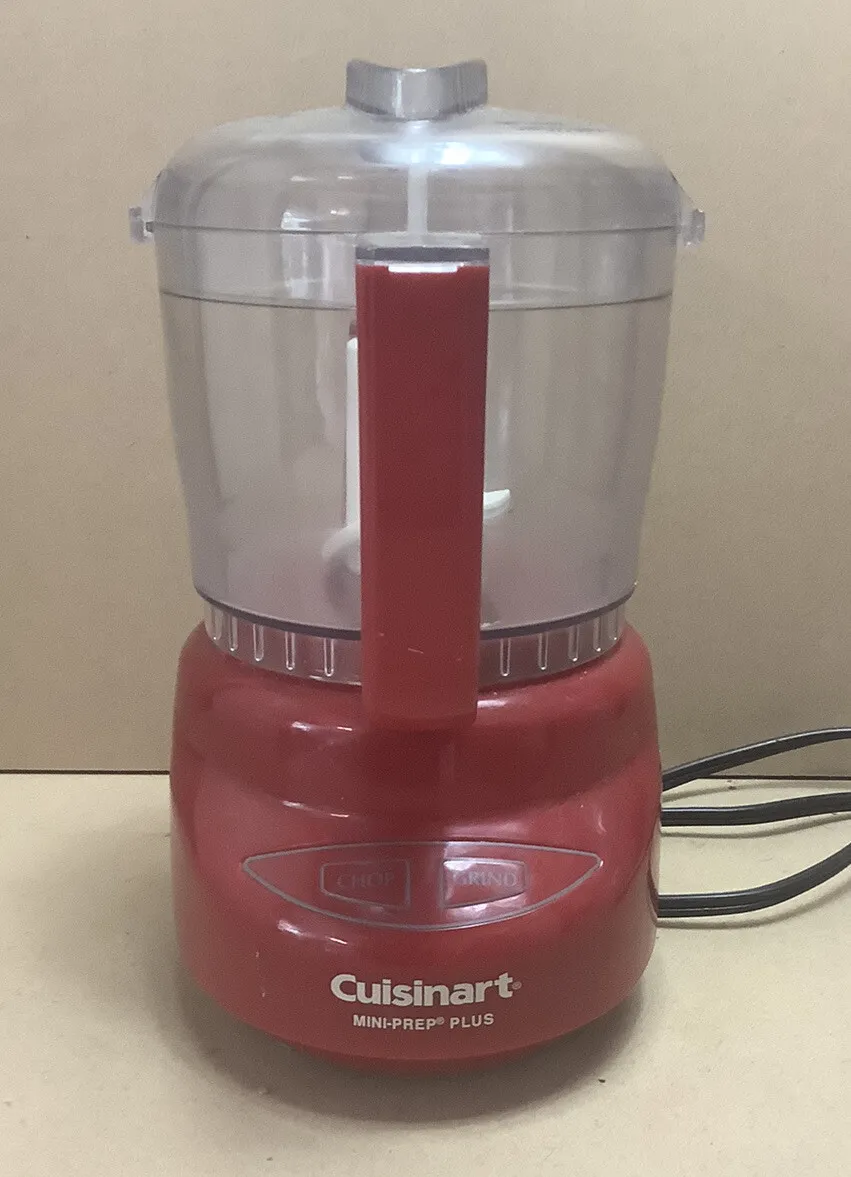Cuisinart Mini-Prep Plus 3-Cup Food Chopper, Metallic Red