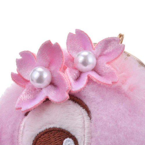 Tokyo Disney Store Stitch & Scrump Plush Toy Key Chain SAKURA Pink 2025 Japan - Picture 10 of 12