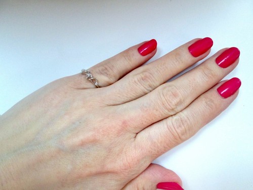 Hermoso ANILLO Promesa Delicado Oro Blanco 10K con Zafiro Blanco talla 7.25 - Imagen 8 de 11
