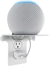 Outlet Shelf, Metal Wall Outlet Wall Holder for Standard Outlets, Bathroom Kitch