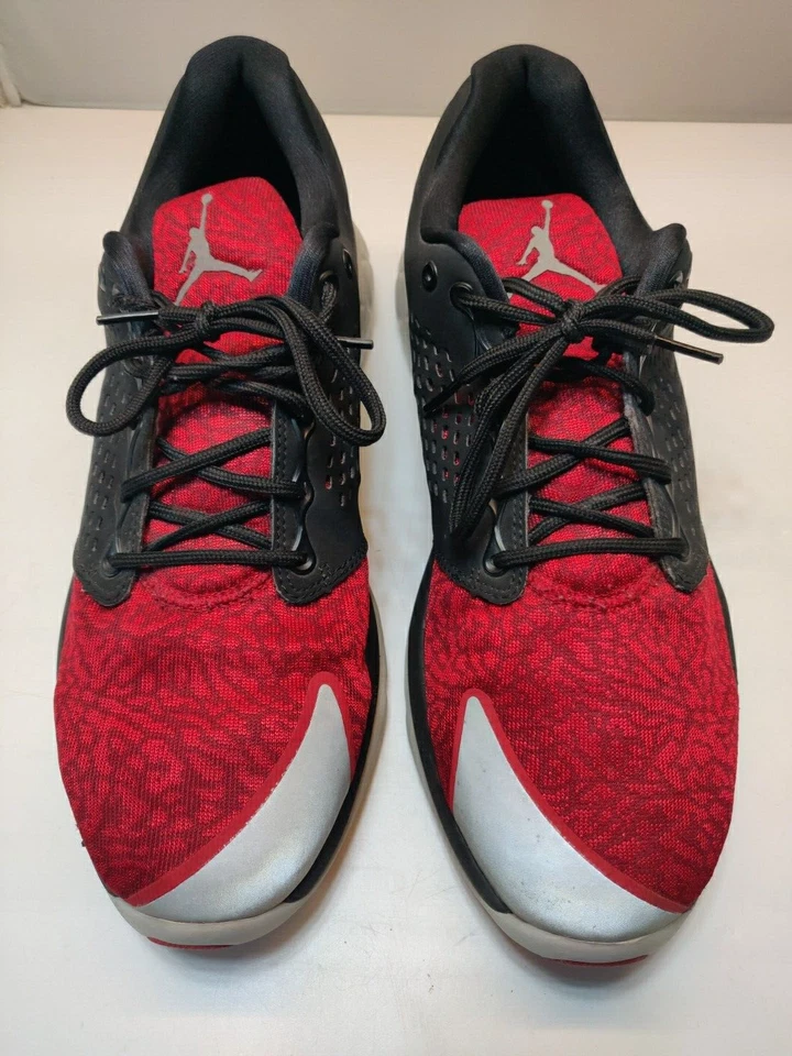 Nike Jordan Trainer ST Team Red Men’s Size 14 Black Red & Silver NO INSOLES - Image 3 of 4