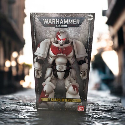 WHITE SCARS INTERCESSOR Warhammer 40K (OOP) Bandai 1:12 7'' figure from 2021