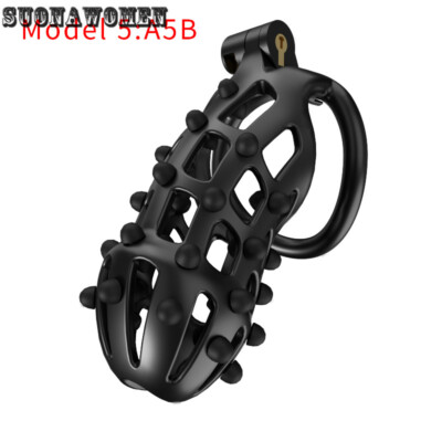 New Lock Cage Chastity Lock Chastity Device with Soft Spike Device Chastity Cage