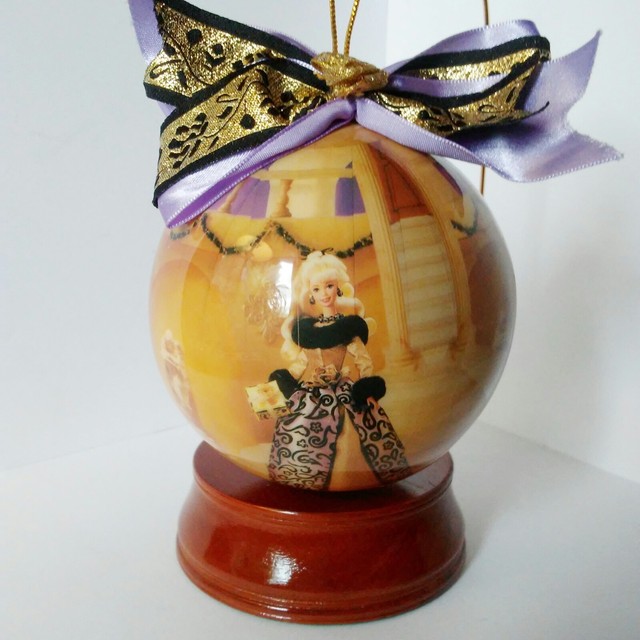 1997 holiday barbie 4 decoupage ornament