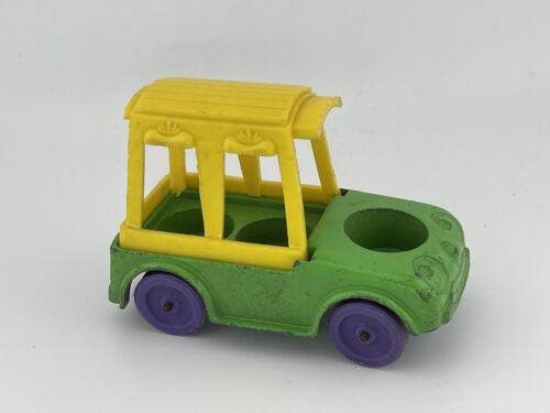 Little People - Blue Die Cast 1967 3 Figure Car by Tootsie Toys 60’s Zoo - Picture 1 of 3