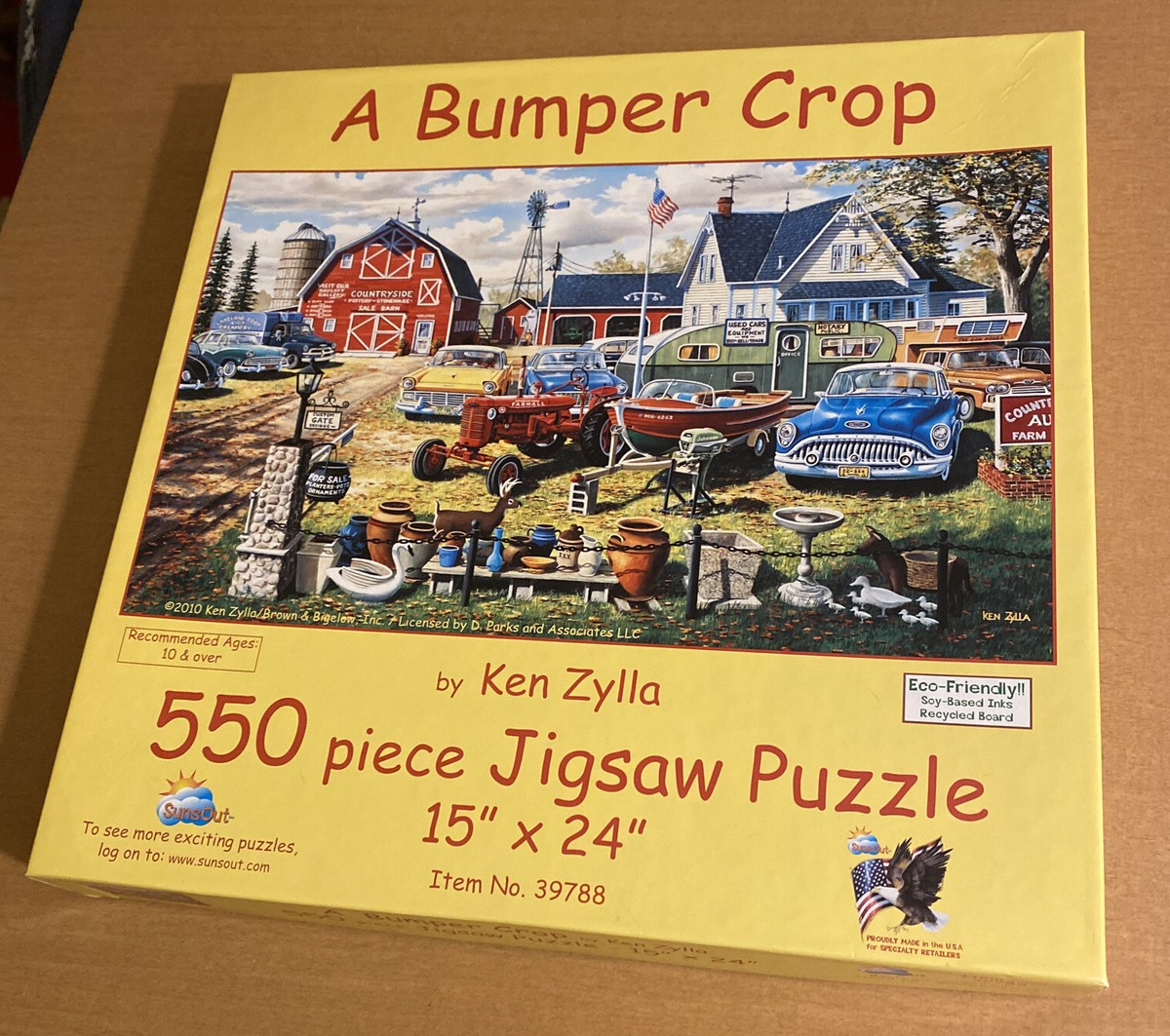 SunsOut 550 Piece Puzzle Called A Bumper Crop | eBay