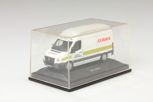 H0 Schuco hübscher VW Crafter Claas Landtechnik kaum Schmutz/Kratzer m. Box - Picture 6 of 8