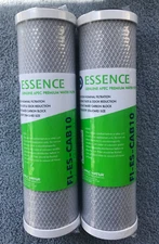 2  APEC Essence 10 Micron 10" x 2.5" Carbon Filters Reverse Osmosis Water System