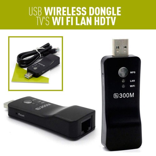 Wireless LAN Adapter for Samsung Smart TV WiFi Dongle RJ-45 Ethernet Cable - Afbeelding 6 van 9