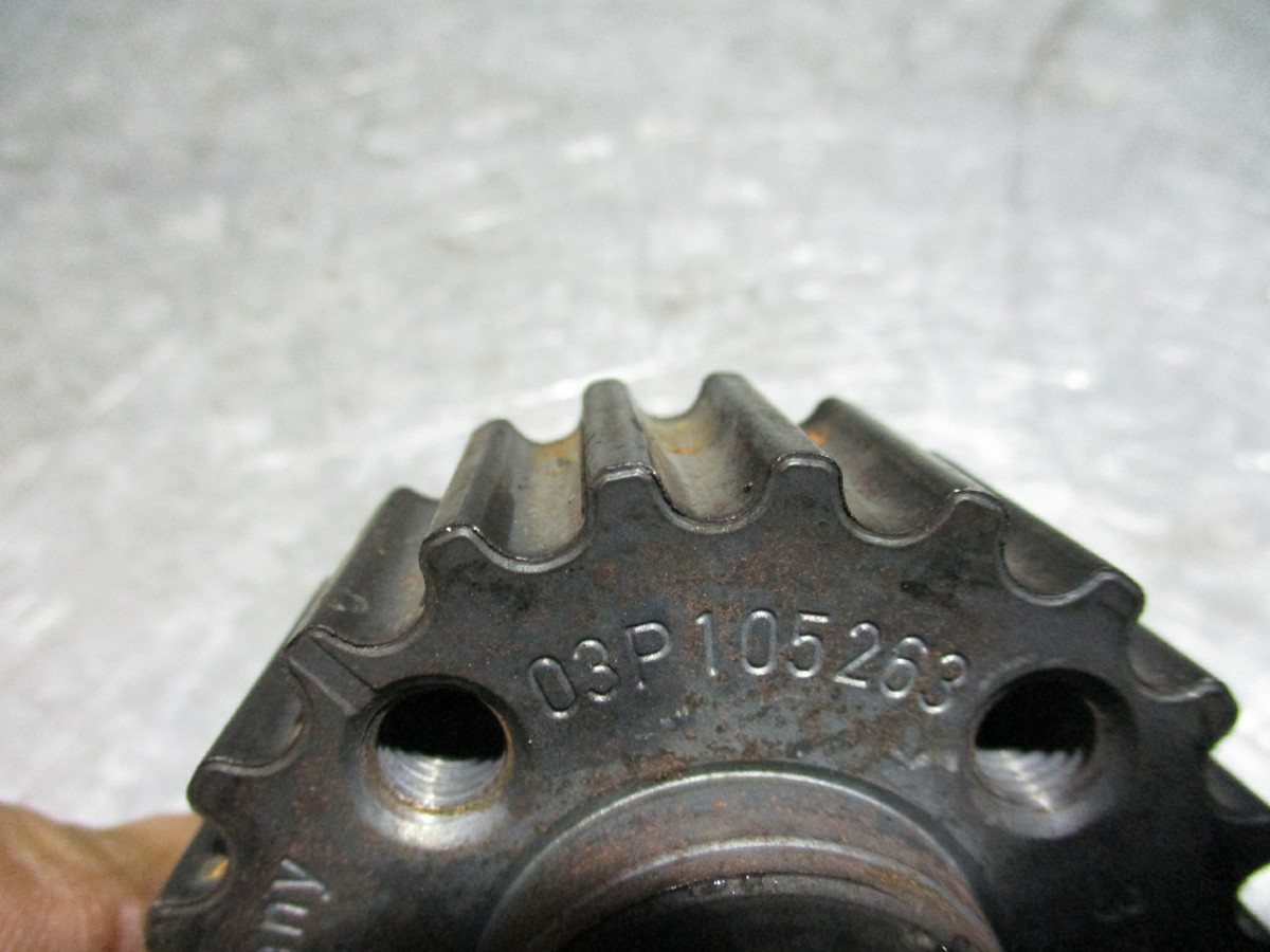 VW AUDI SEAT SKODA 2.0 16V TDI DIESEL CRANKSHAFT GEAR PULLEY 2009 