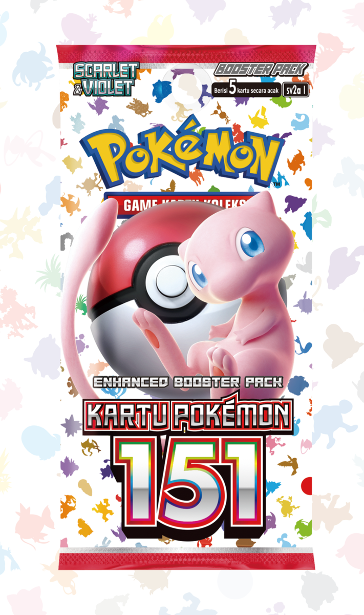 Pokemon 151 Booster Box SV2a FACTORY SEALED Indonesia Cards Pokemon 151 Booster Box SV2a FACTORY SEALED Indonesia Cards
