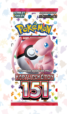 Pokemon 151 Booster Box SV2a FACTORY SEALED Indonesia Cards