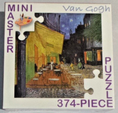 374 Teile ''Cheatwell'' Puzzle Mini Masters Vincent Van Gogh Cafe bei Nacht 17 x 22 cm