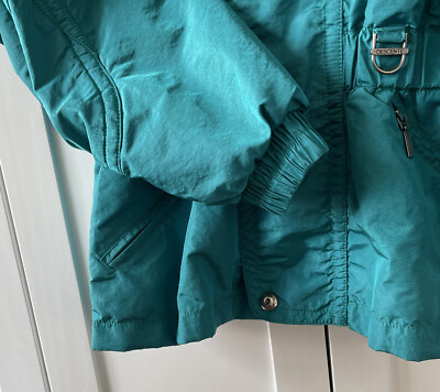 Vintage Descente Mens Sz S Small Ski Jacket 1980s Pristine Teal