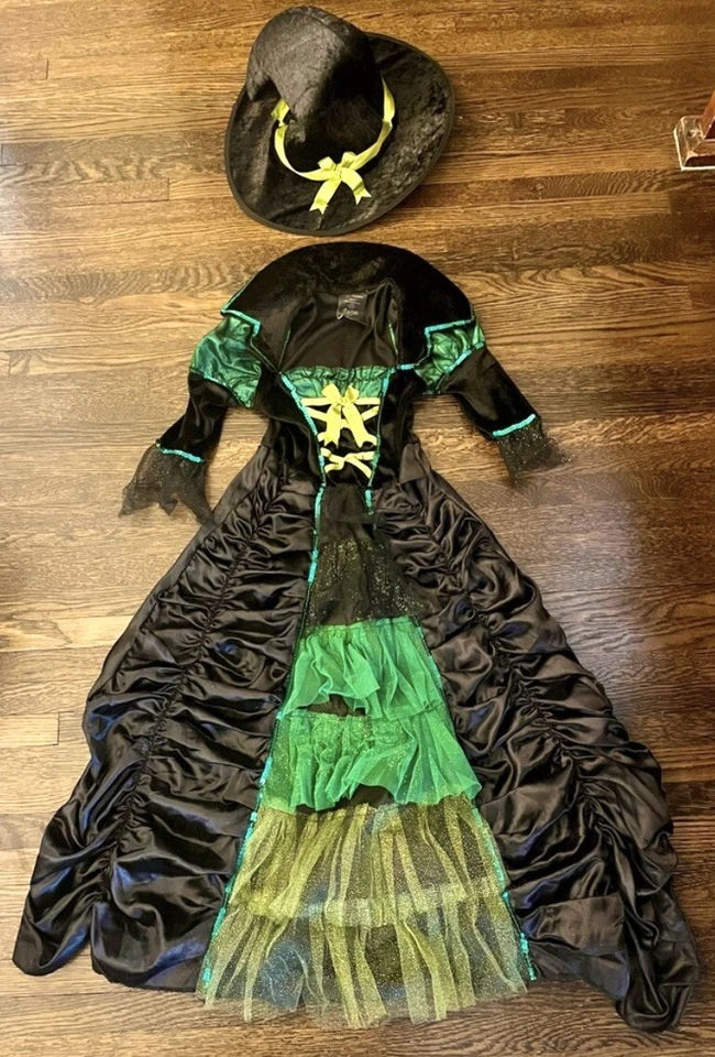 Leg Avenue Libro de Cuentos Bruja Disfraz Niñas Talla Pequeña 2 Piezas Vestido/Sombrero Foto 4 de 4