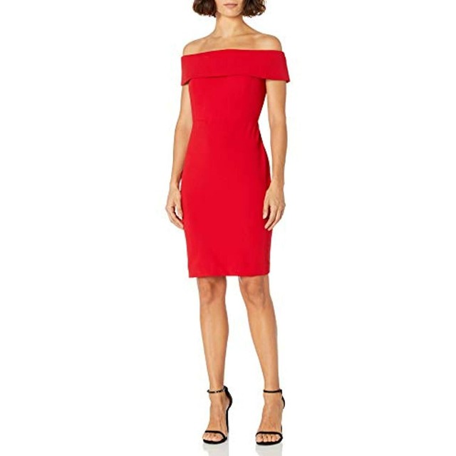 Sheath Red 2p Cocktail Dress Women 