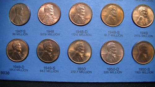 LINCOLN WHEAT MEMORIAL PENNY CENT SET 90 COINS 1941 1974 STEEL WAR PENNIES BU - Picture 4 of 20
