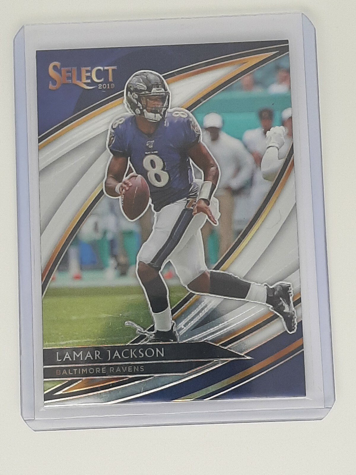 2019 Lamar Jackson Ravens 2nd Year Select SP Field Level Card #214