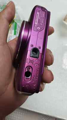 Canon Camera Company Inc カメラ Canon PowerShot SX210 IS 14.0MP 14x Zoom Purple/Black Digital