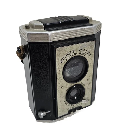 Vintage Eastman Kodak Brownie Reflex Synchro Model Camera UNTESTED