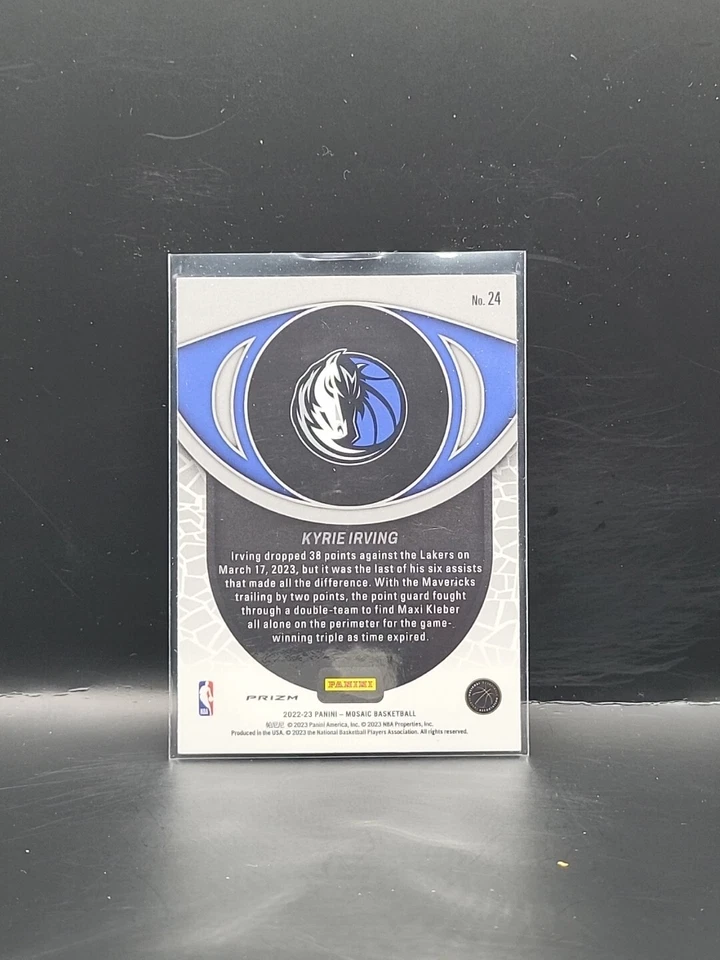 2022-23 Panini Mosaic #24 Kyrie Irving Overdrive Mavericks - Image 2 of 2