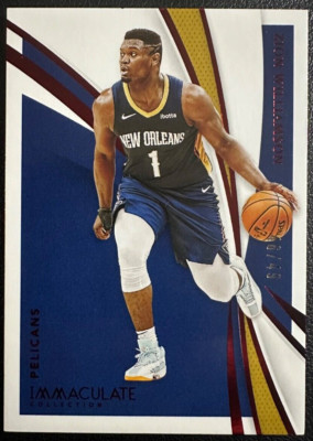 ZION WILLIAMSON 2020-21 Panini Immaculate Collection Red 46/49