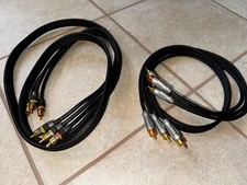 GOLD-TIP MONSTER DVD COMPONENT VIDEO CABLE (6 and 4 ft.)