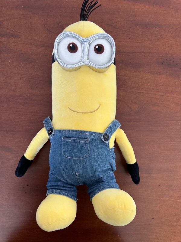 Build-A-Bear Yellow Minion with Goggles & Overalls 20"