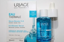 Uriage EAU Thermale Booster Serum H.A. 30ml Moisturizes Plumps Smoothes Skin
