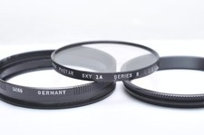 Leica 14165 Series VIII Filter Adapter Ring Set 72 mm With Tiffen 1A Filter