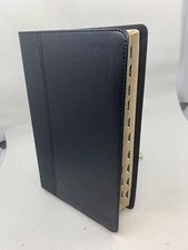 KJV Giant Print Lux-Leather 2-Tone Black (2017, Leather, 14 POINT INDEX