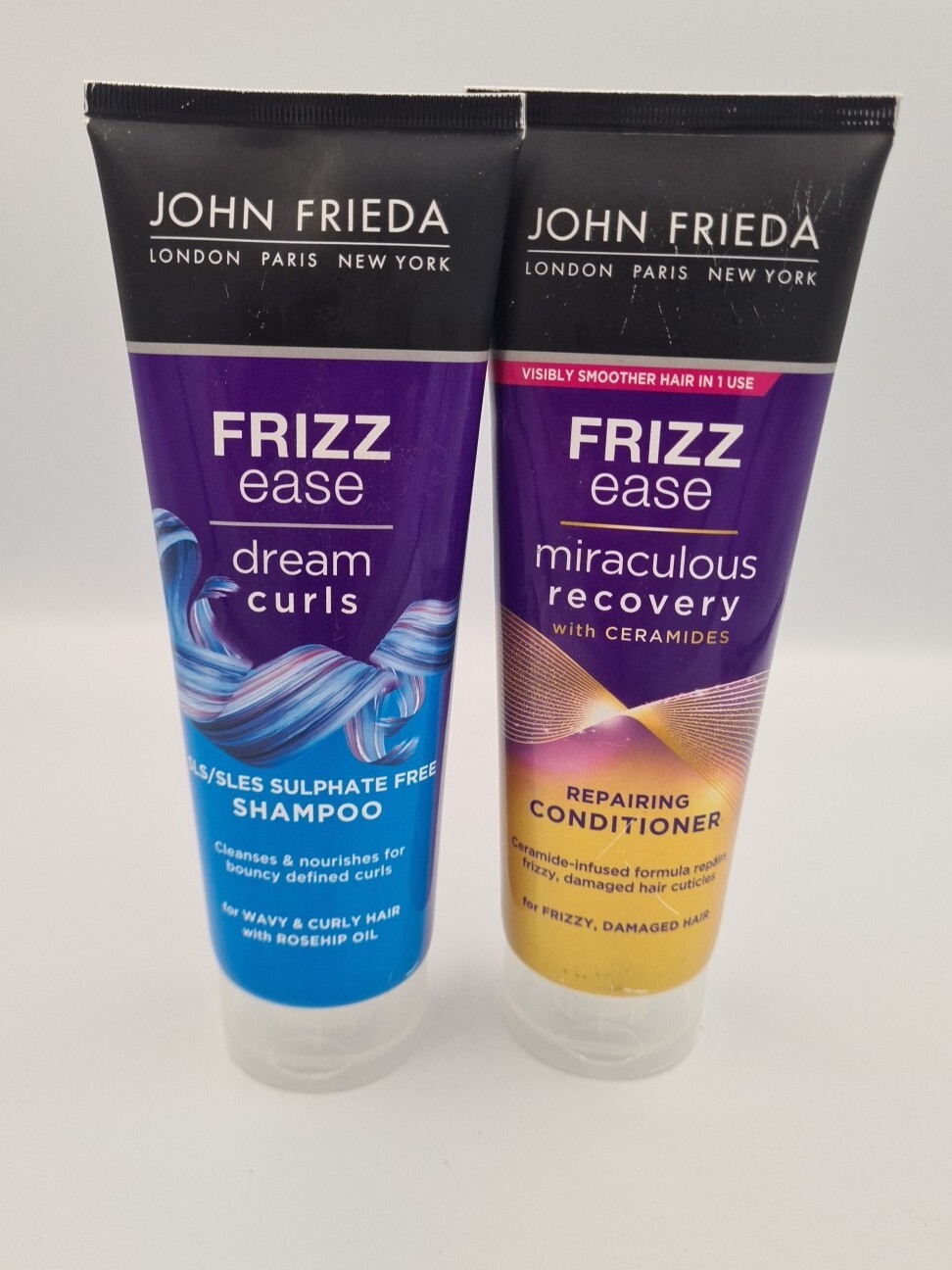 Champú John Frieda 250 ml Frizz Ease rizos de ensueño limpieza hidratar cabello rizado