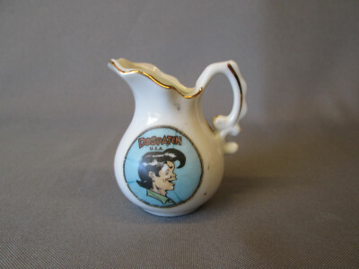 Dogpatch USA Vintage Little Lil Abner 3'' Mini Pitcher Creamer 1968 Theme Park
