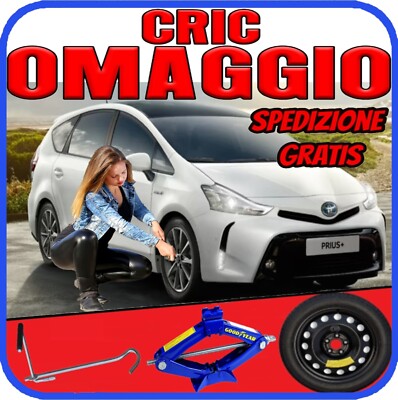 Space Saver Spare Wheel 5 Holes 17 Steel Black Rim For Toyota Prius+ Plus