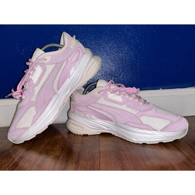 Size 9 Puma Extent Nitro PRM Lace Up Womens Pink Sneakers Causal Shoes 39341103