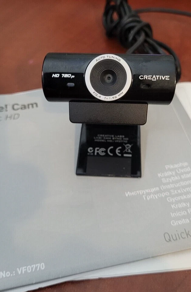 CREATIVE LIVE! CAM SYNC HD MODEL NO.: VF0770 WEB CAM - Image 2 of 4