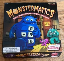 Monstermatics Junior Learning Board Game Mathematics Missing 1 Tile