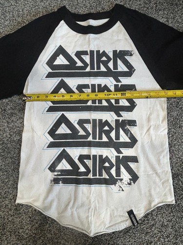 Vintage 2000er Osiris Skate Skateboard Vintage Schuhe Shirt Raglan Small Herren - Bild 3 von 6