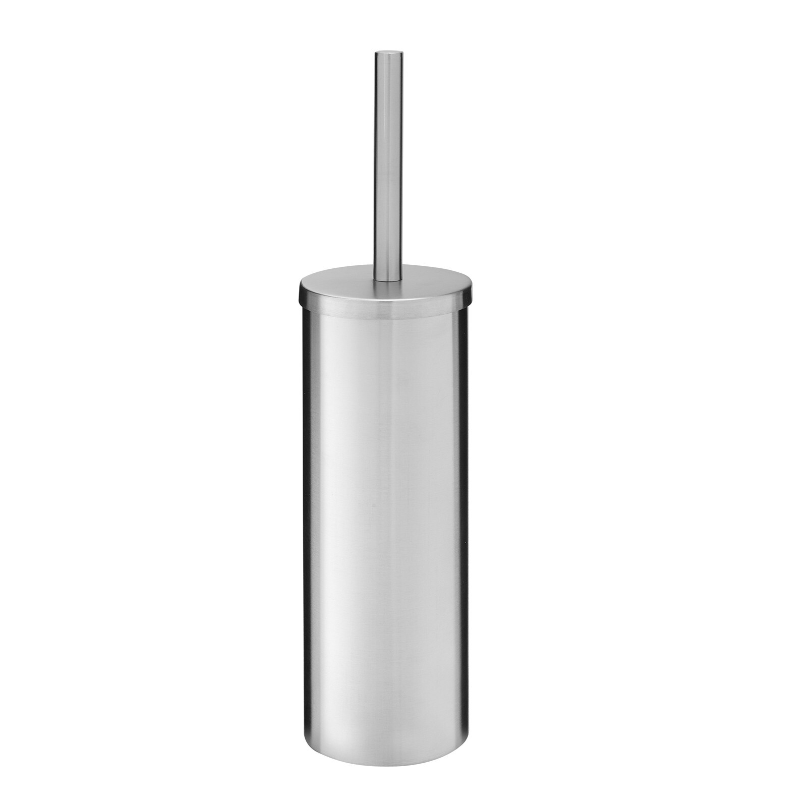 Satin Stainless Steel Toilet Brush and Holder