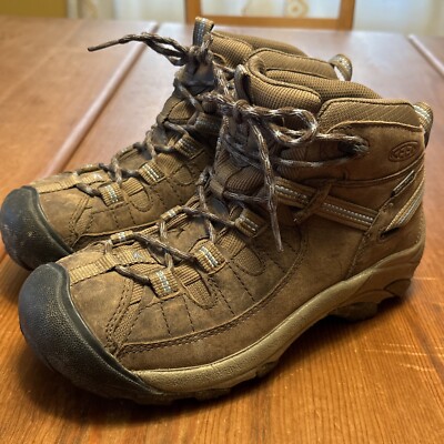 KEEN Targhee II Waterproof Women's Hiking Boots Size 6.5 Brown